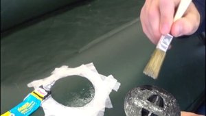 Монтаж скрадка на лодку ПВХ