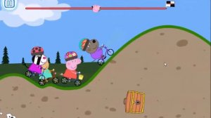 СВИНКА ПЕППА ВЕЛОСИПЕДНЫЕ ГОНКИ ИГРА МУЛЬТИК mp4