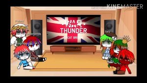 Countryhumans React To War Thunder | Gacha Club