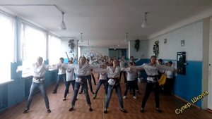 Патриотический флешмоб в школе