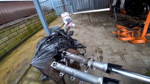 Техно Влог.Чистка инжектора. Сборка Yamaha FZ6N, завёл мотоцикл, но появилась новая проблема.