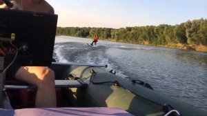 Yamaha 30 HWCS + Фрегат 370 + рулевая консоль + водные лыжи