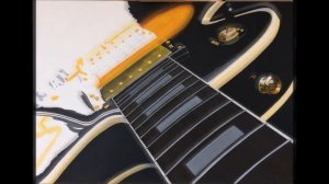 The technique behind this painting I call "Gibson guitar"