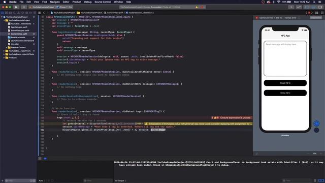 SwiftUI - Making a Simple NFC App with SwiftUI Part 2 - Xcode 11 смотреть онлайн