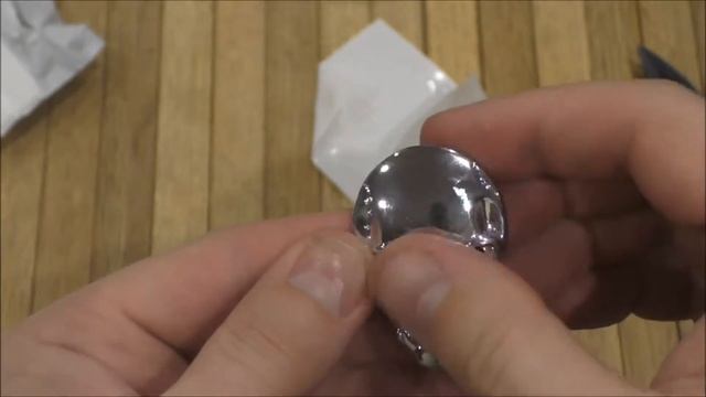 Посылка с Aliexpress.Наклейка металлическая 3D. смотреть онлайн