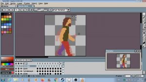 процесс создания анимация в Aseprite