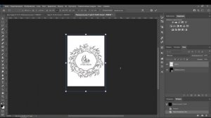 Как добавить логотип на фото в фотошопе!