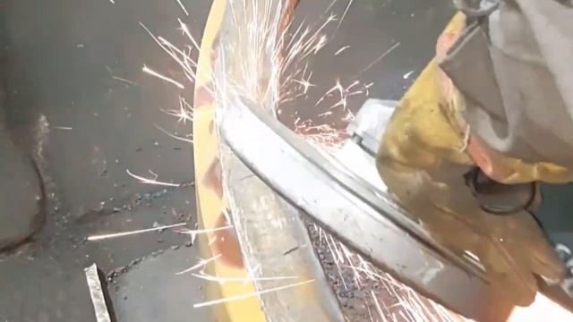 Ремонт поворотного круга грейдера КАТ. смотреть онлайн