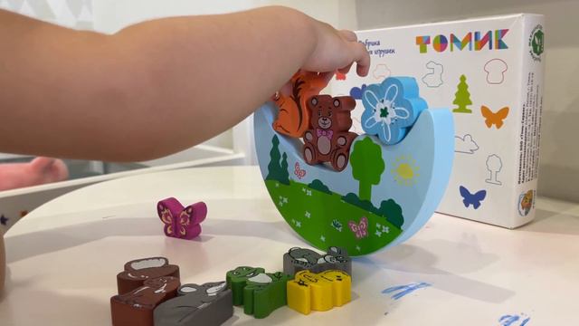 Играем вместе! Балансир с животными ТОМИК смотреть онлайн