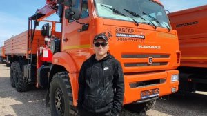 КАМАЗ 43118 с КМУ  Hangil 756. Отзыв нашего покупателя из г. Новосибирск 17 мая 2023