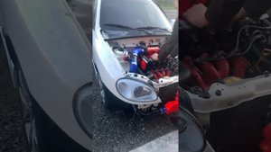 Первый запуск турбо мотора a15sms на ланосе