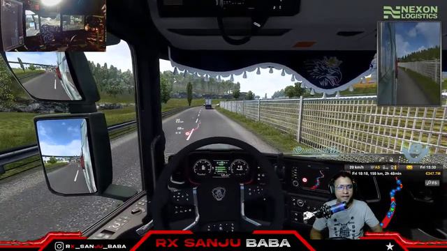 Euro Truck Simulator 2 1.49 Livestream  TruckersMP  Logitech g29 Gameplay  Local Mod  Ats