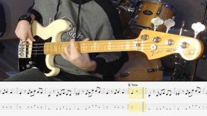 Måneskin - GOSSIP (Feat. Tom Morello) // Bass Cover // Play Along Tabs and Notation