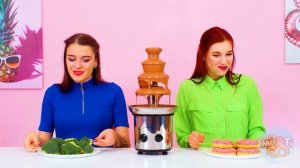 Шоколадное фондю Челлендж #2 | Шоколадный Фонтан от Multi DO Food Challenge