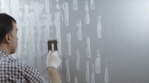 Эффект перламутрового шёлка деворе в стиле лофт