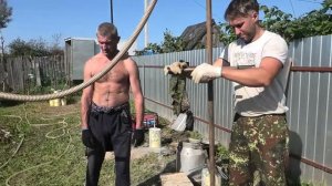 Бурим водой. Абиссинская скважина.