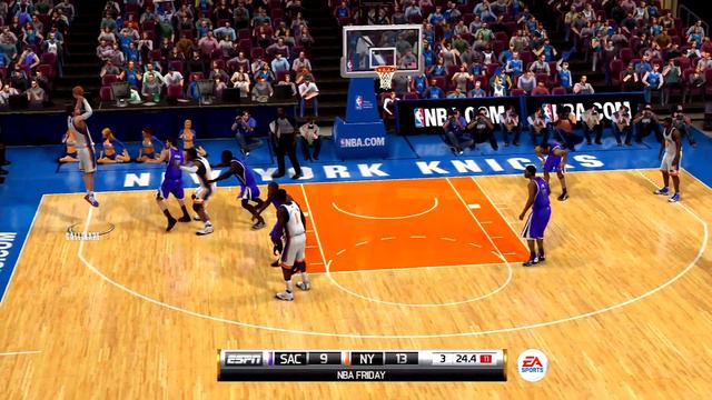 NBA Elite 11 Gameplay New York Knicks vs Sacramento Kings смотреть онлайн