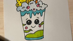 мультяшный стакан