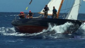 Regatta of classic yachts. Antigua. 经典游艇帆船赛。 安提瓜。 Регата классических яхт. Антигуа.