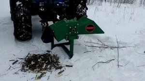 Измельчитель веток ГРАНИТ с приводом от ВОМ трактора