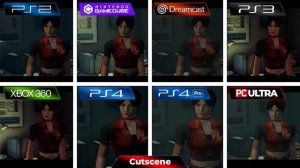 Resident Evil – Code Veronica (2000) Dreamcast vs PS2 vs GameCube vs PS3 vs XBOX360 vs PS4/PRO vs P
