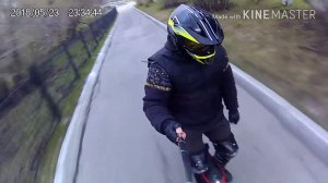 Прогулка на моноколесе в Мурманске.