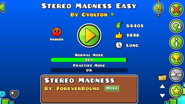 Прохожу Stereo madness'ы easy +неожыдданный Bloodbath
