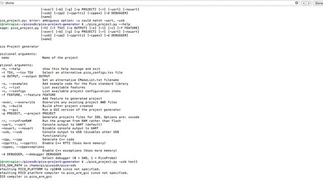 Installing Raspberry Pi Pico C/C++ SDK with Project Generator