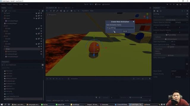 Godot 3.3.3 - อิมพอร์ต Model จาก Blender + Basic Object Animation смотреть онлайн