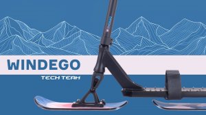 TECH TEAM WINDEGO⚡САМОКАТ ДЛЯ СНЕГА