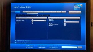 Intel Visual BIOS. Материнская плата Intel DH77KC.