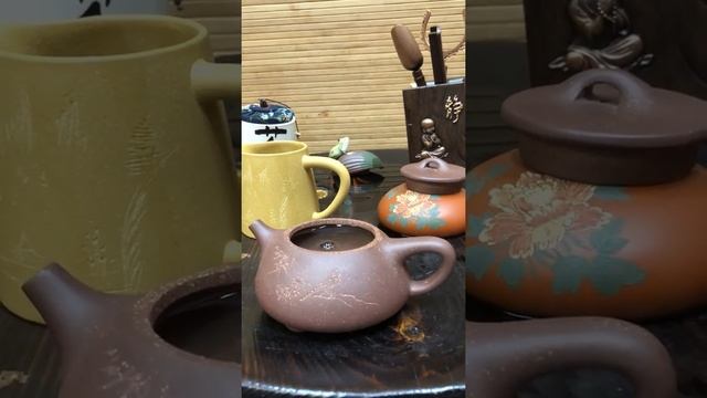 Чайник # 18156, исинская глина, 232 мл./Teapot # 18156, yixing clay, 232 ml.