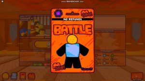 I spent nearly 2800 bricks to get a new battler and... | The Battle Bricks {ROBLOX}