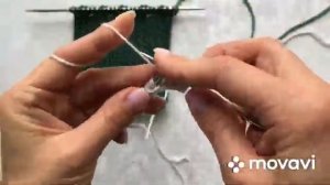 Очень красивый плотный узор спицами для свитеров и кардиганов.mp4