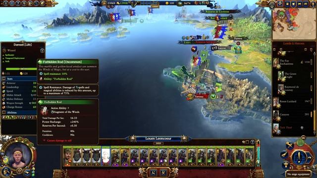 SARTOSA FALLS | SFO Immortal Empires - Total War: Warhammer 3 - Bretonnia - Louen #15 смотреть онлайн