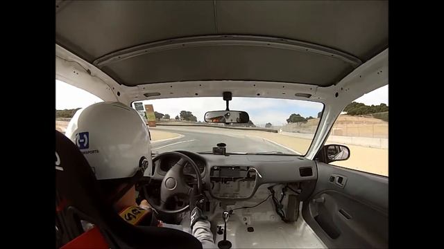 Honda Civic EK - Laguna Seca 1:47 lap - Type R B18C - Koni - NT01 смотреть онлайн