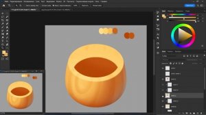 Как рисовать казуальное дерево? Игровая иконка. Текстура дерева (Часть 2)