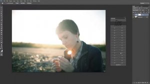 панель для тонировки фотографий в программе Photoshop