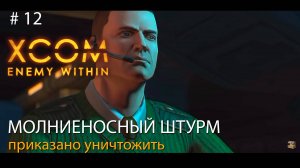 #12. Молниеносный штурм. Приказано уничтожить. // Прохождение XCOM: Enemy Within