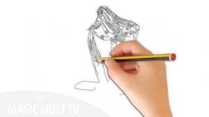 Как нарисовать Рапунцель Принцессу Диснея How To Draw And Paint Rapunzel Disney