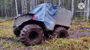 Засадили каракат. Едем в охотничий домик!!!