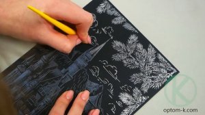 Гравюры для рисования. Обзор набора для творчества от "Danko Toys" (ГР-В2-01з...12з,01с...12с)