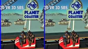 Roller Coaster 4 Американские горки видео для VR очков 3D SBS VR box
