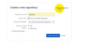 How to Create New Private Repository on BitBucket