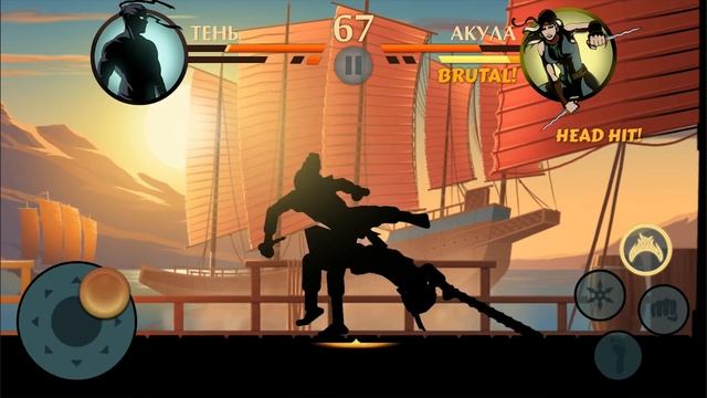 Shadow Fight 2 - Бой с тенью #21 Акула, Ворон, Лилия, Лиса, Головорез, Мангуст #КРУТИЛКИНЫ смотреть онлайн
