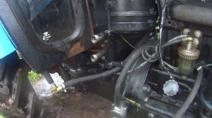 Подключил отопитель МТЗ + доп насос отопителя от Газели.