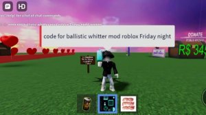 BALLISTIC WHITTY MOD FRIDAY NIGHT ROBLOX ID CODE