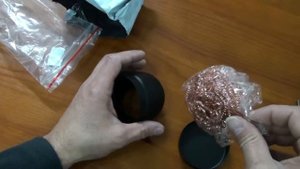 Медная стружка  для очистки паяльного жала