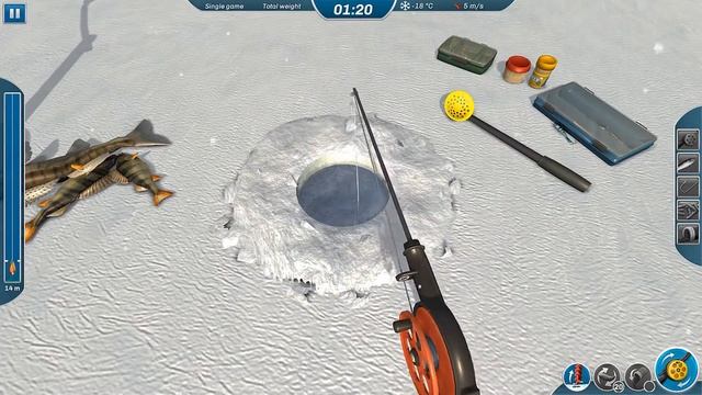 Ice Lakes ( СИМУЛЯТОР ЗИМНЕЙ РЫБАЛКИ ) смотреть онлайн