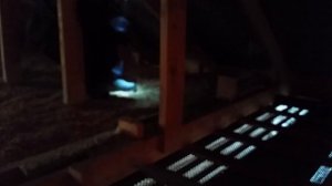 Утепление потолка опилками  Год спустя